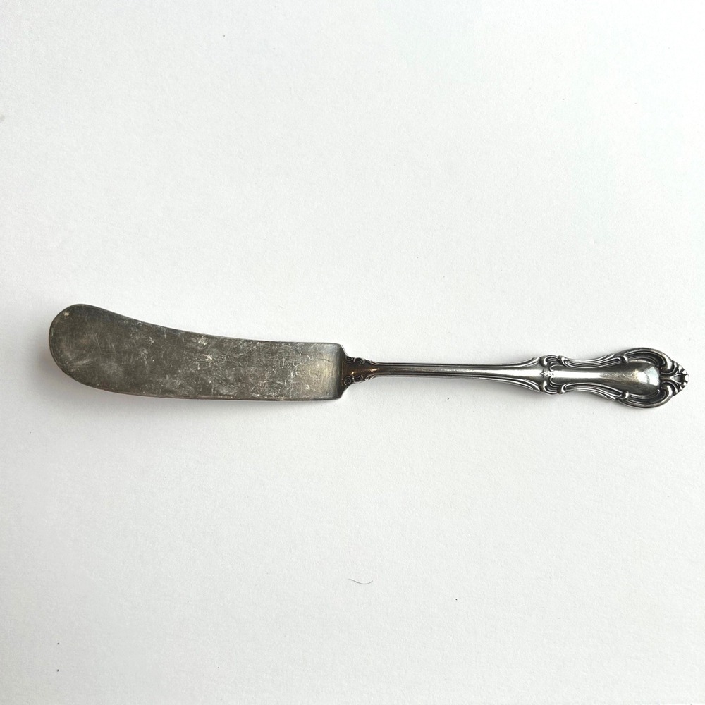 International Silver Joan of Arc Master Butter Spreader Knife Sterling 7"‎ 44g